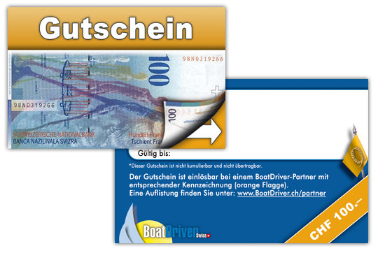 Gutschein BoatDriver-Partnerfirma
