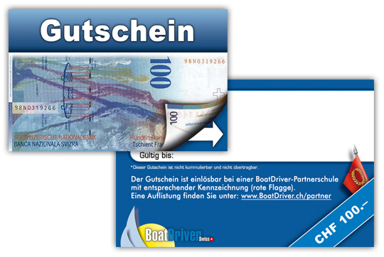 Gutschein BoatDriver-Partnerschule