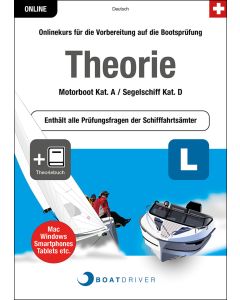 Box | BOATDRIVER - Theorie: Motorboot Kat. A / Segelschiff Kat. D + Theoriebuch (d)