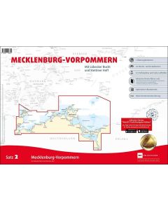 Sportbootkarten Satz 2: Mecklenburg-Vorpommern - Bornholm (Ausgabe 2022)