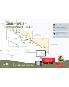 Sportbootkarten Satz 8: Adria 2 (Ausgabe 2021/2022)