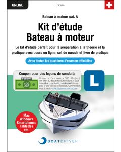 BOATDRIVER - Kit d'étude pour bateau à moteur (f) | Box pour distributions avec coupon