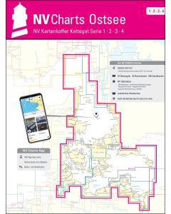 NV Atlas Kartenkoffer Ostsee - Serie 1, 2, 3, 4