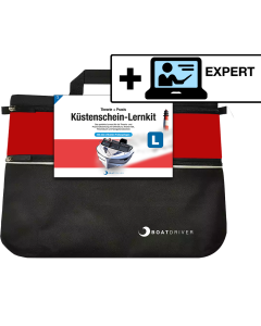 BOATDRIVER - Küstenschein-Lernkit | Lizenzkarte + Beilage + Navigationstraining (E-Coaching) (d)
