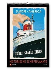 Kalender Historische Schiffsplakate 2026