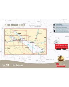 Sportbootkarten Satz 10: Bodensee