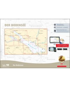 Sportbootkarten Satz 10: Bodensee (Ausgabe 2020)