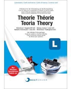 License card | BoatDriver - Theory: Motorboat cat. A / sailship cat. D (dfie)