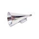 Nickel-plated brass megaphone
