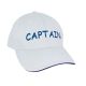 Cap "CAPTAIN" blanc