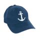 Cap avec ancre bleu