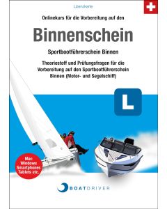 Lizenzkarte: BOATDRIVER Swiss - Binnenschein (SBF Binnen Motor/Segel) (d)