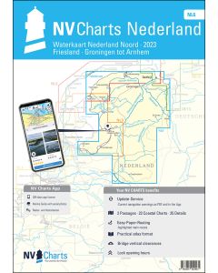 NV Atlas Binnen NL6 - Waterkaart Nederland Noord - Friesland - Arnhem