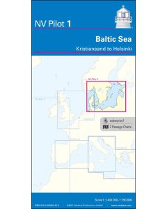 NV Pilot 1, Planungskarte Ostsee - Kristiansand bis Helsinki