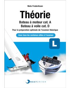 BOATDRIVER - Livre de théorie: Bateau à moteur cat. A / Bateau à voile cat. D (f)