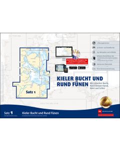 Sportbootkarten Satz 1: Kieler Bucht und Rund Fünen (Ausgabe 2020)