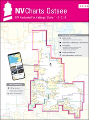 NV Charts Kartenkoffer Ostsee Atlas – Serie 1, 2, 3, 4