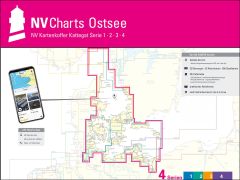 NV Atlas Kartenkoffer Ostsee - Serie 1, 2, 3, 4 - Plano