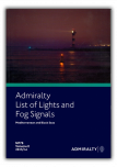 NP78 Admiralty List of Lights and Fog Signals Western Mediterranean