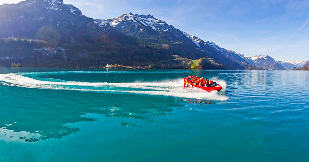 Internationale Gäste auf dem Jet Boat